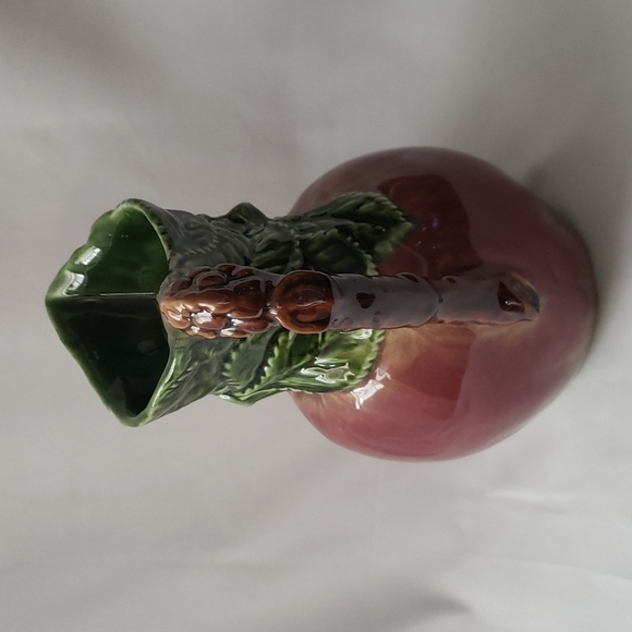 VINTAGE Olfaire Portugal Ceramic art pottery embossed Water Pitcher Jug embossed - Picture 7 of 9